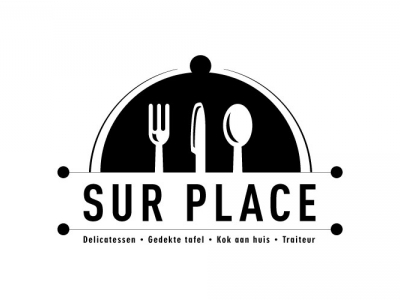 logoontwerp voor een nieuwe traiteurzaak Sur Place