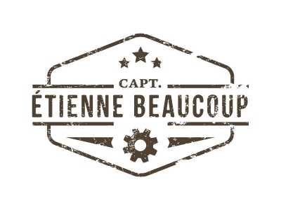 Logoontwerp - Captain Etienne Beaucoup - Upcycling designer